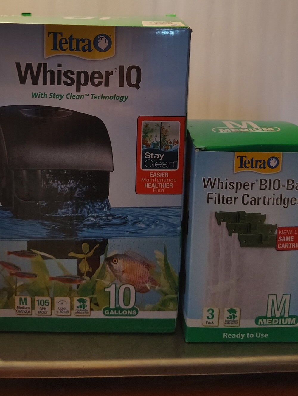 Tetra Whisper IQ and filters